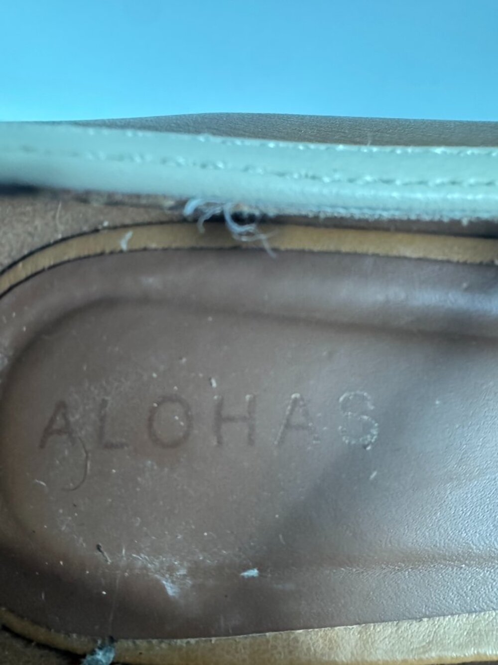 alohas Agate Retro Tan Ballet Flats, Size 39, US 8 - Picture 13 of 16